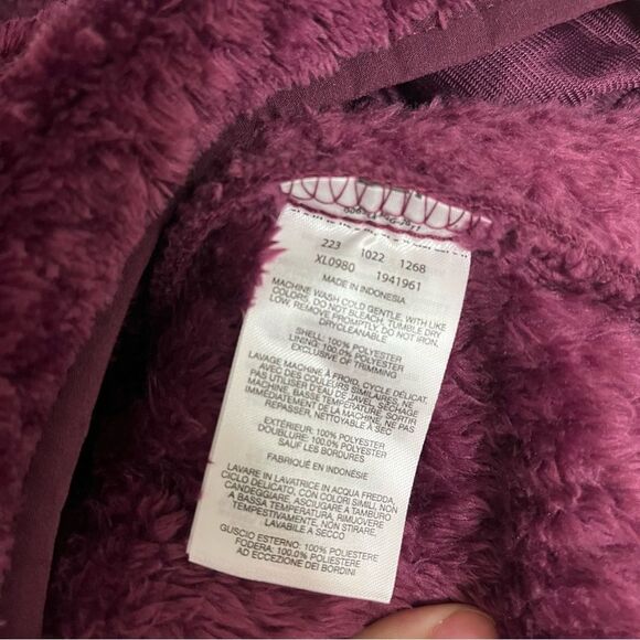 Columbia Women's Fire Side Quarter Zip Sherpa Fleece jacket size small - Picture 9 of 10